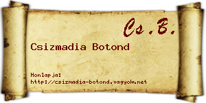 Csizmadia Botond névjegykártya